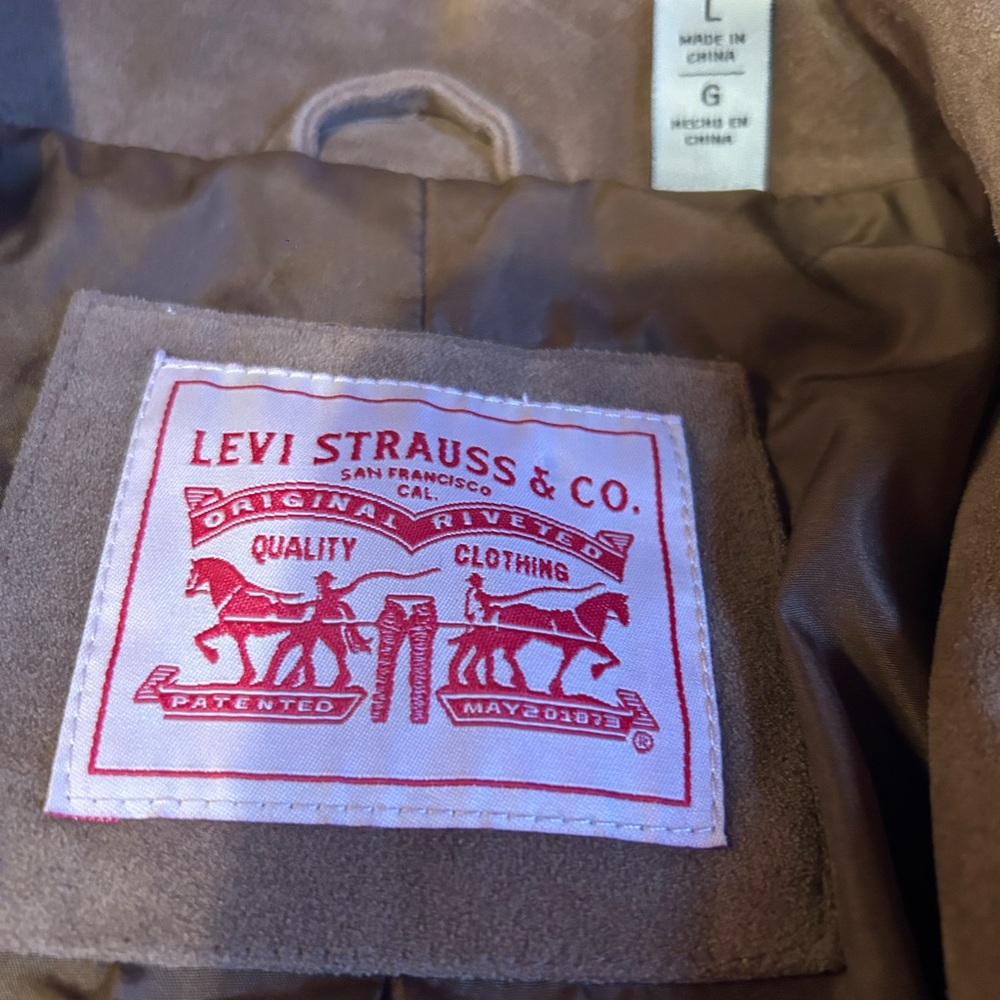 Levi Strauss & Co. Women's Classic Brown Leather Jacket